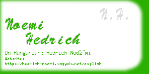 noemi hedrich business card